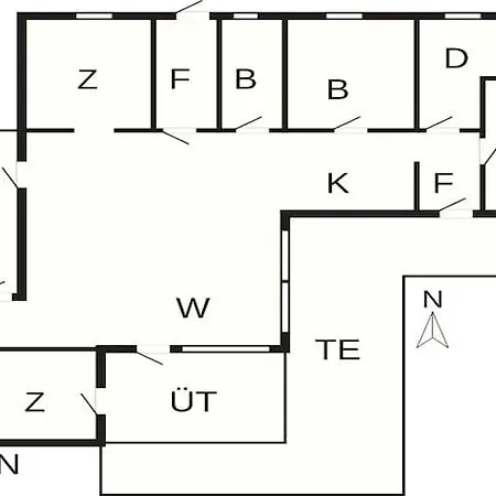 Casa vacanze 8 Person In Hjorring-by Traum *